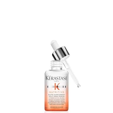 KÉRASTASE Nutritive - Sérum Concentré Pointes Sèches - Prévient l'Apparition des Fourches - Vitamines + Huile + Polymères Anti-Sécheresse - +71% Hydratation Immédiate* - 50 ml