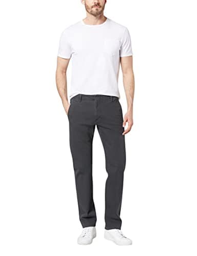 Dockers Smart 360 Flex Alpha Slim Homme Pantalons, Steelhead, 34W / 34L