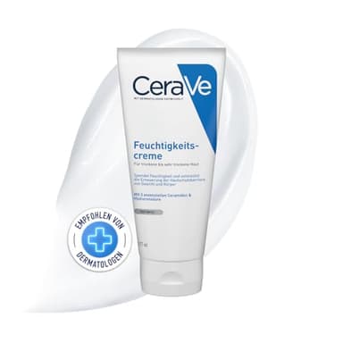 CeraVe - Baume Hydratant - Nourrit, Hydrate et Aide à Restaurer la Barrière Cutanée - Visage & Corps - Acide Hyaluronique + 3 Céramides Essentiels - Sans Parfum - Peau Sèche à Très Sèche - 1 x 177 ml