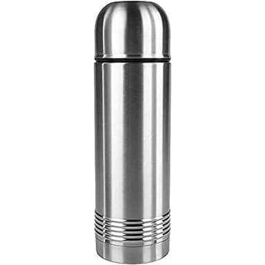Emsa 618701600 Fiole isotherme Senator, bouteille thermos, tasse à café mobile, 700 ml, tasse thermo, tasse isolante, fermeture Safe Loc, acier inoxydable