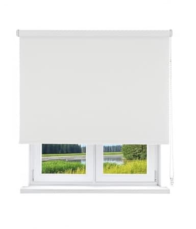 VIEWTEX | Store Enrouleur Occultant Isolant Thermique Opaque Blanc 150 X 250cm| Fabriqué en Europe | 5 Ans de Garantie