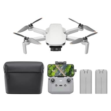 Bundle Drones Caméra Mini 4K, Drone Caméra 4K UHD pour Adultes, < 249 g, Stabilisation de la Nacelle à 3 Axes, Transmission Vidéo sur 10 km, Deux Batteries pour un Temps de Vol max. de 62 min