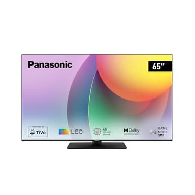 Panasonic TB-65W60AEZ, Série W60 65 Pouces 4K Ultra HD LED Smart TV, 2024, TiVo, 4K Colour Engine, Dolby Vision & Atmos, Game Mode Plus, pour Une Expérience Visuelle Exceptionnelle