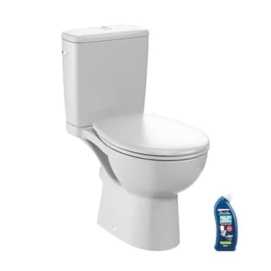 WC à poser sans bride JACOB DELAFON Gaspard + gel WC Economie d'eau