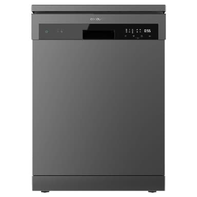 Cecotec Lave-vaisselle Compact 60 cm Bolero Aguazero 6110 Dark E, 1850W, 13 Couverts, 6 Programmes, Fonctions Demi-Charge, programme 3 en 1, Départ Différé, Dry+, FullTouch et ChildLock