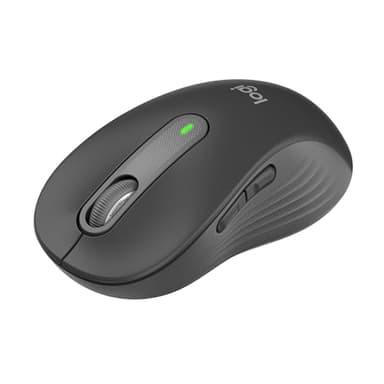 Logitech Signature M650 L Souris sans Fil Grande Taille, pour Mains Larges, Clics Silencieux, Boutons de Côtés Programmables, Bluetooth, Multi Appareils Compatible - Gris