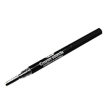 Glam’Up Paris - Crayon à Sourcils Waterproof - Rétractable - Combleur - Ultra-fin - Longue Durée - Imperméable et à Double Extrémité - N°03 - Noir