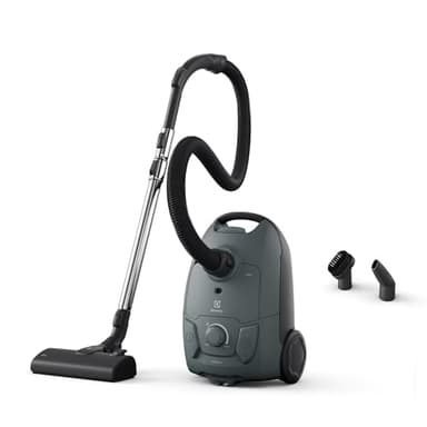 Electrolux Clean 500 Aspirateur avec Sac Puissant EB51C1OG, Compact, léger, éco Responsible, Suceur Combiné Lisse, Maniabilité Facile, Contrôle Manuel de la Puissance, Taille compacte, Vert océan