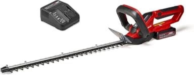 Einhell Taille-haies sans fil GC-CH 1855/1 Li Kit Power X-Change (18 V, 55 cm longueur de coupe, 18 mm écartement des dents, poignée pivotante, fourreau, avec 2,5 Ah batterie et chargeur)