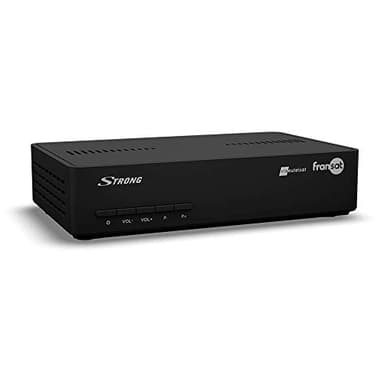 STRONG SRT7407 FRANSAT HD, DVB-S2, recevoir la TNT par Satellite, Carte FRANSAT valable 4 Ans, HDMI, Péritel, Spdif, USB, Flux RSS, Alimentation 230/12V fournie