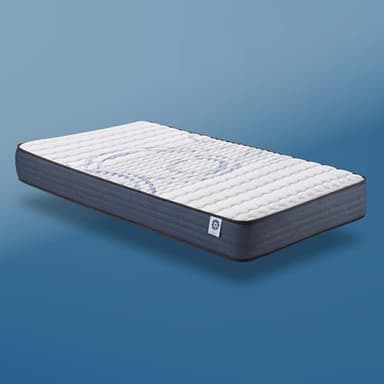 NATURALEX - Matelas PerfectDream 90x200 - Soutien Mousse à mémoire de Forme - Accueil Blue Latex - Confort Équilibré - Respirant - 7 Zones - Réversible - Ergonomique - Fabriqué en Europe