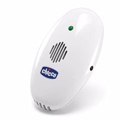 Chicco Appareil Anti-Moustique, Anti-Moustique Bébé, Portable, Ultrasonique, Silencieux et Écologique, Portée de 3M, Sans Produits Chimiques, avec Clip de Fixation, Pile Incluse, Blanc