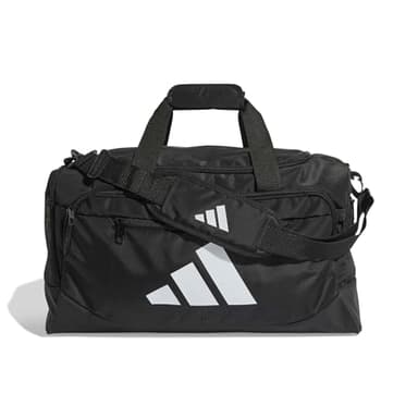 adidas Unisex Training Defender Duffle Bag Small, Black/White, One Size