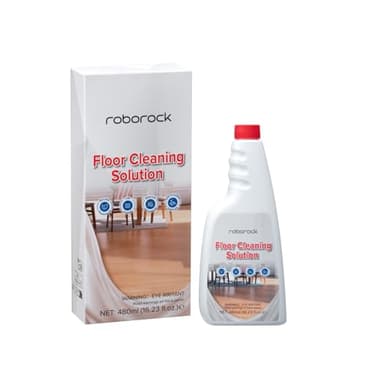 roborock Nettoyant d'origine 480ml pour Aspirateur Robot roboorck Série S/Qrevo/Q et Aspirateur Sec et Humide Série Dyad/Flexi, Agent Nettoyant pour Sol