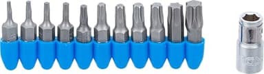 BGS 784 | Jeu d’embouts | 6,3 mm (1/4") | profil T (pour Torx) | 11 pièces