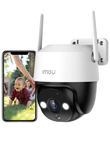 Imou 3K(5MP) Caméra Surveillance WiFi Extérieure PTZ, 360° Caméra IP Exterieur WiFi, Vision Nocturne Couleur 30M, Détection Humaine AI, Suivi Intelligent, Étanche IP66, Audio Bidirectionnel, Sirène