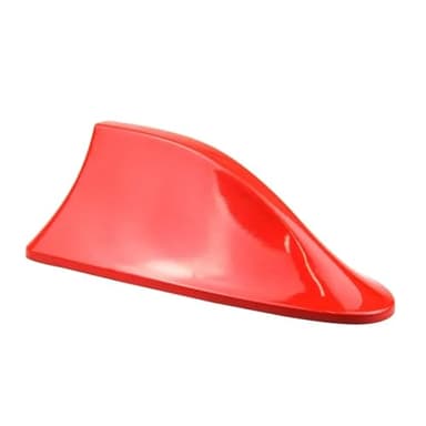 Antenne aileron de Requin étanche spéciale pour autoradio, Signal Plus Puissant(Red)