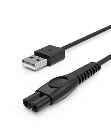 Superer 5V Chargeur Câble Compatible avec Philips One Blade 360 QP2824 QP2834 QP2734 QP2724 QP1924 X5004 S3145 BG5021 BG3027 QP4631 MG5950 MG7930 MG9510 MG5920 QP6652 S5887 USB Câble pour Rasoir