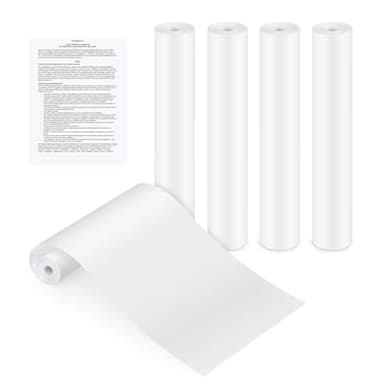 5 Rouleaux Papier Thermique A4, Papier Imprimante Thermique pour Impression de Documents, Pages Web et Photos, Papier A4 Imprimante Séchage Rapide, Sans BPA