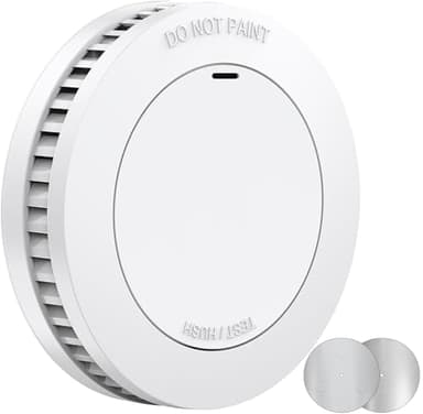 XINDUM Testé par Le CE Détecteur de fumée, Détecteur d'Incendie Batterie de 10 Ans avec Aimant, Lot de 1