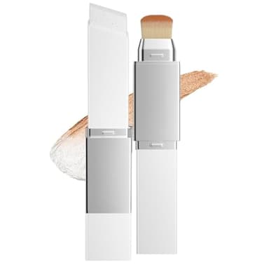 Aureva Paris Fond De Teint Couvrant Imperfections,Aureva Paris Teint Fusion,Color Changing Foundation Stick,Korean Color Changing Stick Foundation with Brush,Full Coverage Concealer (Naturel)