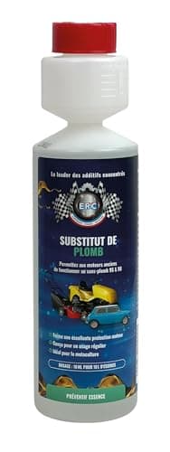 ERC – [SUBSTITUT DE PLOMB] | Additif Essence | Permet aux moteurs de fonctionner au Sans-Plomb | Protège les soupapes contre l’usure | Agit contre les dépôts sur les soupapes et les bougies | 250 ml