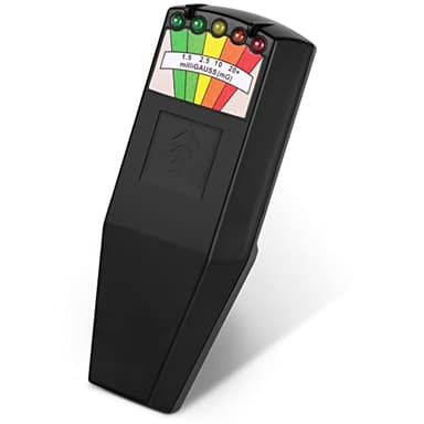 color tree Portable LED EMF Détecteur de chasse fantôme à Champ électromagnétique Testeur d'équipement paranormal 50Hz-20000Hz Noir