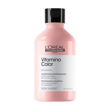L'OREAL PROFESSIONNEL - Shampoing Fixateur de Couleur Vitamino Color - Homme & Femme - Cheveux 71 % Plus Nourris & 5 x Plus Brillants - Formule Sans Sulfate - Cheveux Colorés - 300 ml