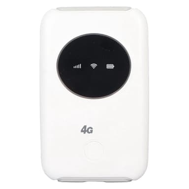 Hotspot Mobile 4G LTE Modem Point D'accès Wi-Fi 5G débloqué 300 Mbps, Emplacement pour Carte SIM intégré, Batterie 3200 MAh, la Diffusion en Extérieur, le Wi-Fi de Voiture (blanc)