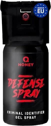 Bombe de Défense en Gel 40ml – Spray Anti Agression Compact, Format de Poche, Protection Fiable et Conforme à la Législation Française