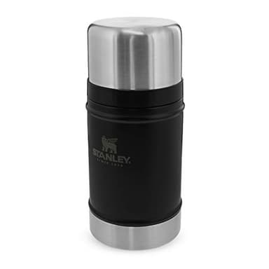 STANLEY 1913 Classic Legendary Food Jar 0.7L - Thermos Alimentaire Chaud a 15h - Lavable au Lave-Vaisselle - Acier Inoxydable - Sans BPA - Lunch Box Isotherme - Matt Black