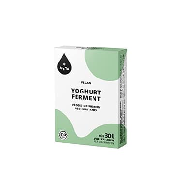 My.Yo - Ferment pour yaourt végan bio | 6x5 g | Ferment pour jusqu’à 30 L de yaourt maison