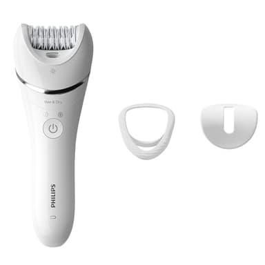 PHILIPS Épilateur Wet & Dry BRE700/00 Blanc