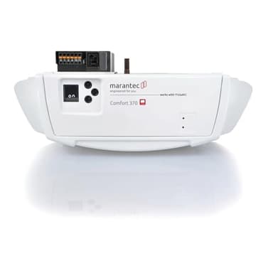 Marantec Comfort 370 Kit de motorisation électrique pour porte de garage avec 2 émetteurs manuels Blanc