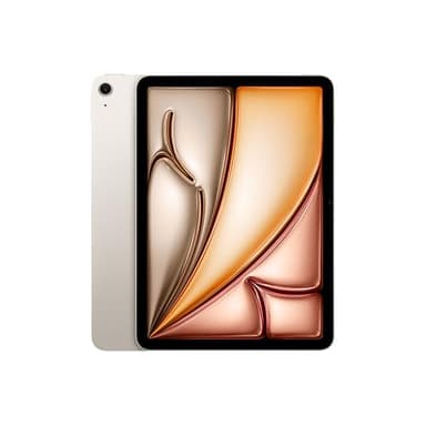 Apple iPad Air 11 Pouces avec Puce M3 : Apple Intelligence, écran Liquid Retina, 128 Go, caméras Avant/arrière 12 Mpx, Wi-FI 6E, Touch ID, autonomie d’Une journée – Lumière stellaire