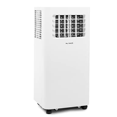 Mc Haus ARTIC-16 - Climatiseur Portable 7000BTU Penguin Classe A Puissant, 3 en 1 : Refroidissement, Ventilation et Déshumidificateur, Télécommande, jusqu'à 20m2, 290m3/h, Blanc