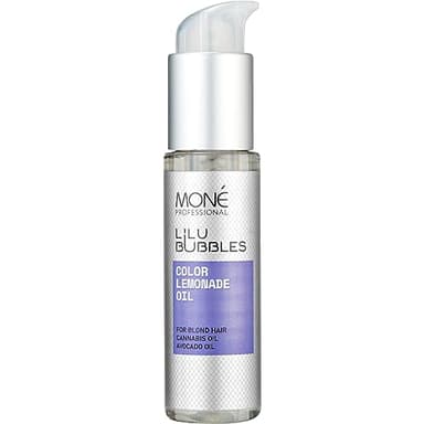 MONÉ PROFESSIONAL - Huile pour cheveux secs et abimés - Décolorés, blonds, platine, blanc - Nutrition, douceur, protection, brillance, contrôle des frisottis - 50 ml