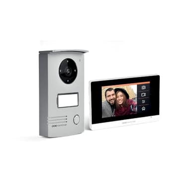 SCS Sentinel - PVF0040 - Interphone Vidéo Filaire - Portier Vidéo 2 Fils Écran Tactile 4,3" -Visiophone Filaire, Platine de Rue, Support Mural, Adaptateur, Visserie - VisioDoor 4.3+ - Garantie 5 ans