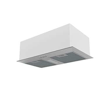 CATA GCB 55 X – Hotte de cuisine groupe filtrant 55 cm, inox, 3 vitesses, 371 m³/h, LED compacte, filtre métallique, installation évacuation ou recyclage