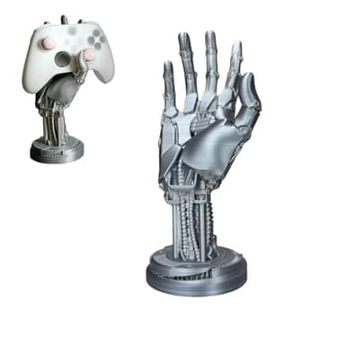 Tiuyii Support de manette de jeu mécanique avec impression 3D - Poignée de jeu - Support pour écouteurs - Organisateur de clés - Accessoires de jeu pour décoration de salle de jeu