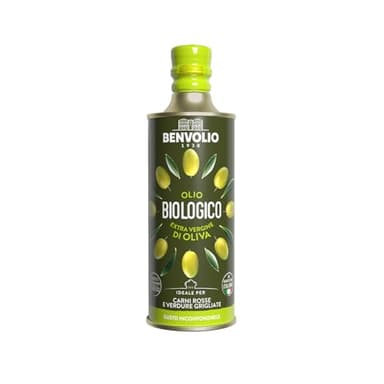 BENVOLIO 1938 L'Huile d'Olive Extra Vierge Biologique – 500 ml - 100% ITALIENNE Pressée à Froid