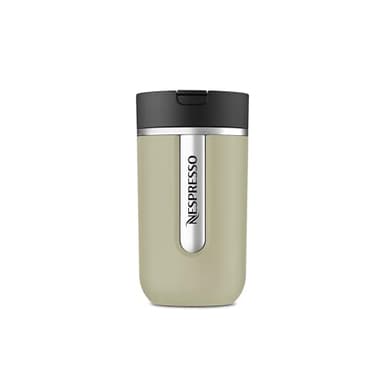 Nespresso Travel Mug Small Sage Green 300 ml | Gobelet isotherme froid et chaud pour café, thé, matcha, etc. | Anti-fuite | Passe au lave-vaisselle | Gobelet à café à emporter | Tasse à café à