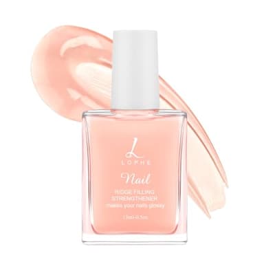 LOPHE Soin Ongles Fortifiant pour Ongles Abîmés et Cassants,Traitement Anti-Casse Intense,Action Réparatrice Profonde,Renforce et Répare les Ongles Fragilisés 15ml,Rose