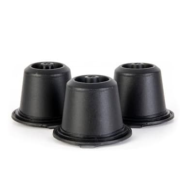 COOK CONCEPT - Capsule Réutilisable Compatible Nespresso X3 - Spécial Café Moulu et Thé en Vrac - Filtre Acier Inoxydable - Dimensions 3,7 x 3,7 x 3 cm