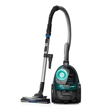 Philips PowerCyclone 7 Compact Aspirateur sans Sac - Puissance 900 W, Filtre Allergy H13, Aspiration 99,9% Poussière Fine, Variateur de Puissance, Mini-Brosse Turbo, Bac 1,5L (FC9555/09)