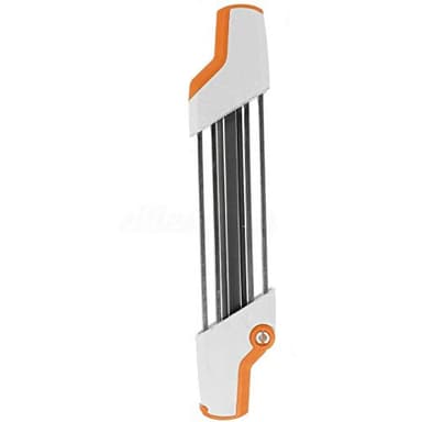 LIZHOUMIL Affûteuse de chaîne de tronçonneuse 2 en 1 en métal Facile à Utiliser 3/8" P 4,0 mm Remplacement pour chaîne Blanc