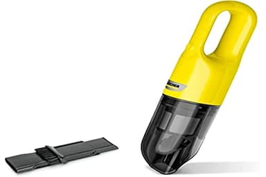 Kärcher Aspirateur à Main sans Fil CVH 2, Aspirateur Compact pour une Utilisation Rapide, Bac à Poussière : 0,15 l, Poids : 0,65 kg, Batterie 7,2 V, Chargeur USB, Suceur pour Fentes 2 en 1 inclus