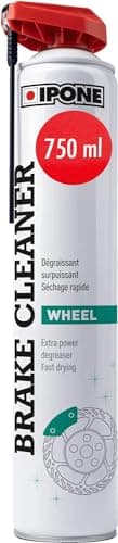 IPONE – Nettoyant Dégraissant Freins Surpuissant- Brake Cleaner – 750 ml – Séchage Rapide – Pulvérisation précise - Réduit les grincements au Freinage - Prolonge la Durée de vie des Freins