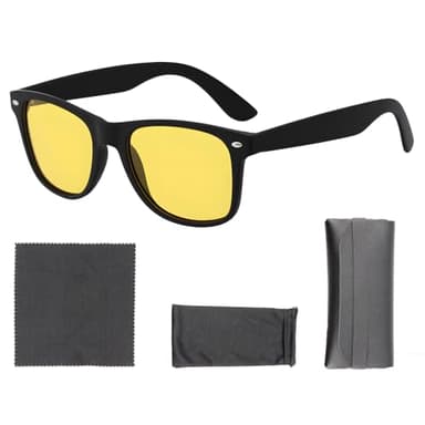 KASURE Lunettes Vision Nocturne Pour Hommes Et Femmes, Antireflet Pour Soulager La Fatigue Oculaire Lunette Conduite De Nuit Convient Pour La Conduite De Nuit, Le Travail De Bureau, La Pêche