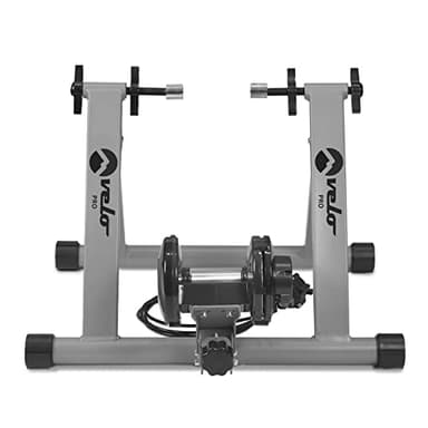 Velo Pro home trainer velo | vélo d'entraînement magnétique d'intérieur à résistance variable pour route et montagne | support vélo entraînement pour exercices| Vélo pliable | Roues de 26" - 28", 700C